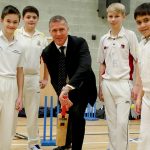 CRICKETING LEGEND INSPIRES STUDENTS  AND BUSINESS LEADERS